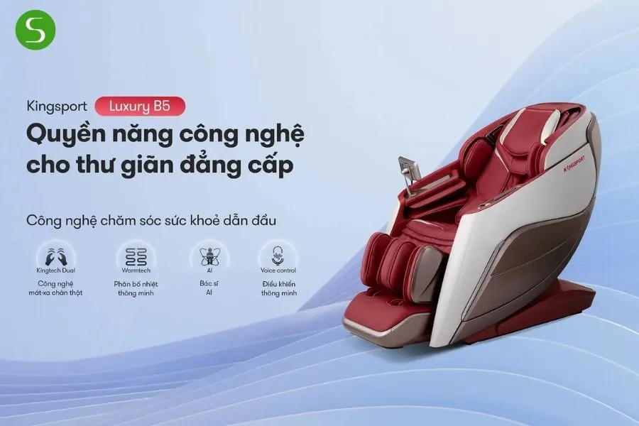 Ghế massage KingSport Luxury B5