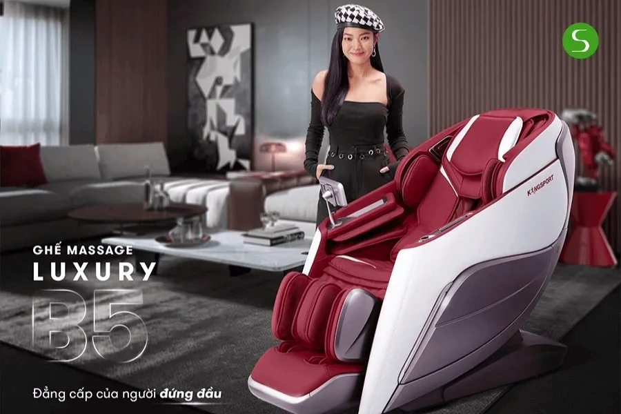 Ghế massage KLC Luxury B5 giúp thư giãn các nhóm cơ, dễ dàng đi vào giấc ngủ