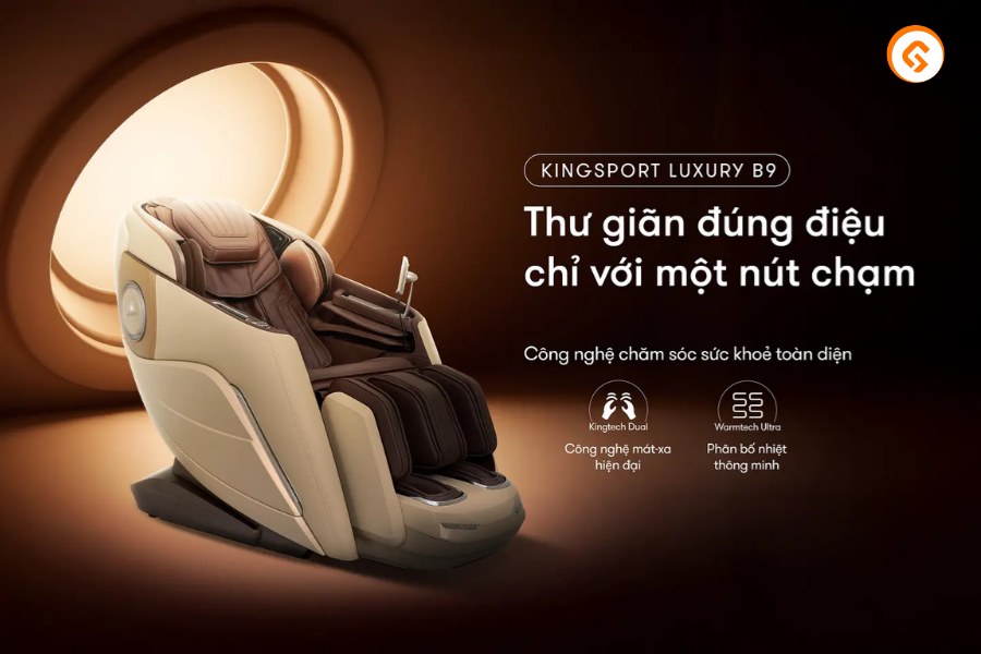 Ghế massage toàn thân giúp giảm áp lực khớp gối